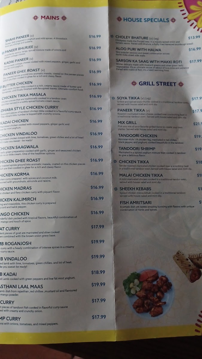 Menu - Bibi's Tiffin photo 5