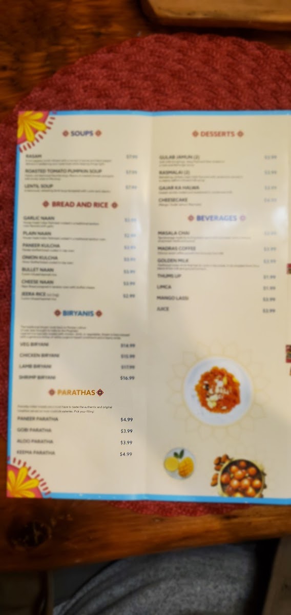 Menu - Bibi's Tiffin photo 8